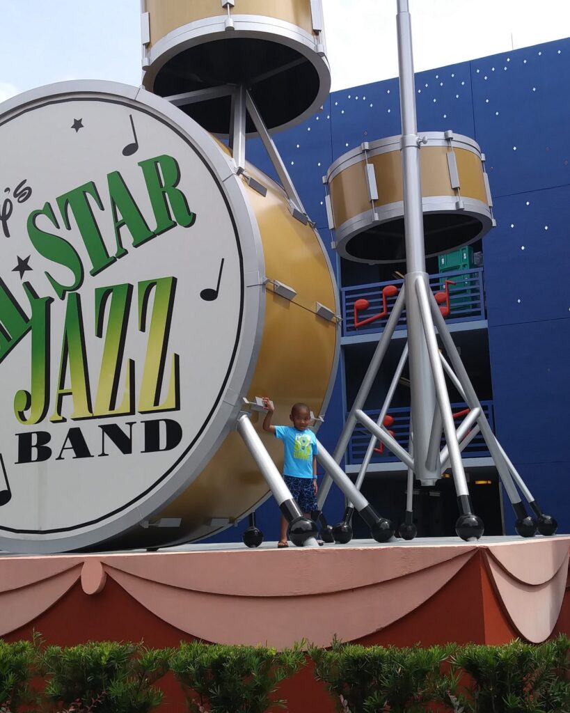Giant drums at All-Star Music Resort